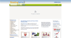 Desktop Screenshot of greetingspring.com